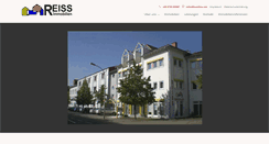 Desktop Screenshot of immobilien-reiss.de